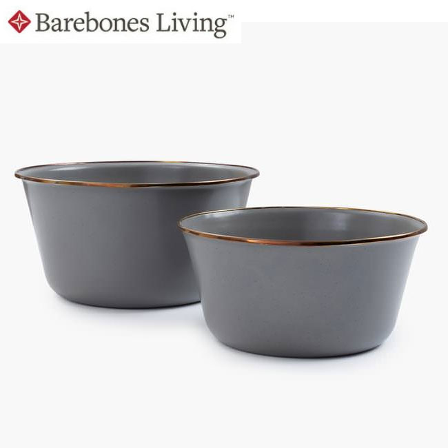 ★Barebones Living ベアボーンズリビング Enamel Mixing Bowl Set of 2 エナメルミキシングボウル2サイズセット 20235032 【 アウトドア キャンプ BBQ 料理 】 1