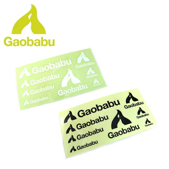 ★Gaobabu ガオバブ Gaobabuステッカー（切り抜き8種タイプ）【 シール カスタム ロゴ アウトドア 】【..