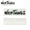 WILDTHINGS ChVOX CUTTING LOGO STICKER JbeBOSXebJ[ 21262TA y V[ JX^ zy[ցEsz