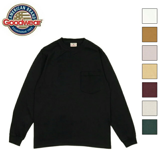 樂天商城 - ★GOODWEAR グッドウェア L/S POCKET TEE ロングスリーブポケットティー 030038 【 長袖 アウトドア メンズ Tシャツ 】