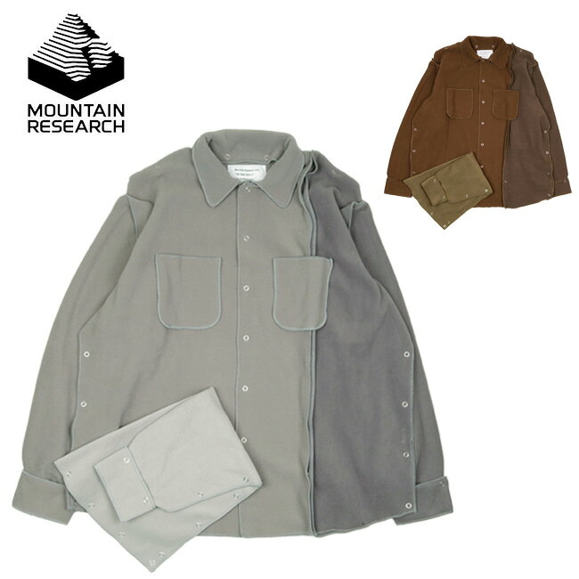 Rakuten - 【6/4 20:00〜6/11 1:59限定クーポン配布中】★Mountain Research マウンテンリサーチ No Sew Shirt 2 ノーソウシャツ MTR3375 【 アウター ジャケット カスタム 】
