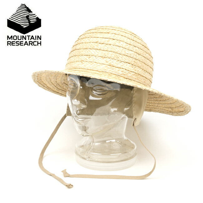 ★Mountain Research マウンテンリサーチ STRAW HAT ストローハット MTR3488 【 帽子 麦わら アウトドア キャンプ 】