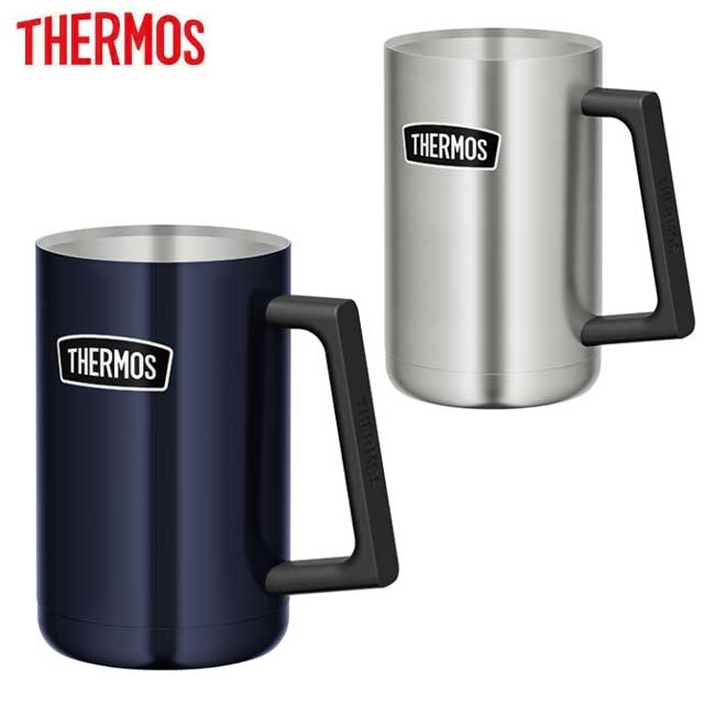 ★THERMOS サーモス 真空断熱ジョッキ 600ml ROD-008 【 ビール 保冷 保温 アウトドア スポーツ観戦 】