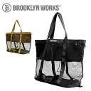 ★BROOKLYN WORKS ブルックリンワークス MESH BAG L メッシュバッグL 0121-021-300-016 【 カバン 収納 コンパクト ア...