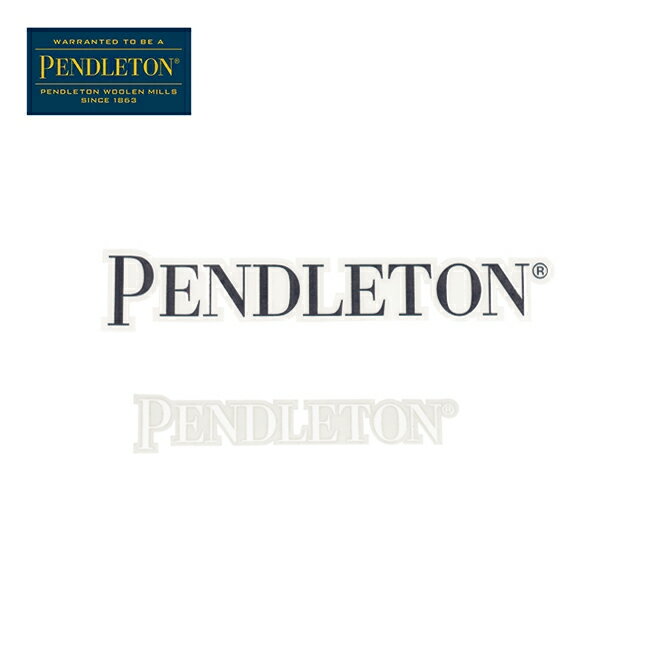 ★PENDLETON ペンドルトン DIE CUT LOGO STICKER M ダイカットロゴステッカーM PDT-000-223031 【 シール キャンプ アウトドア 】【メール便・代引不可】