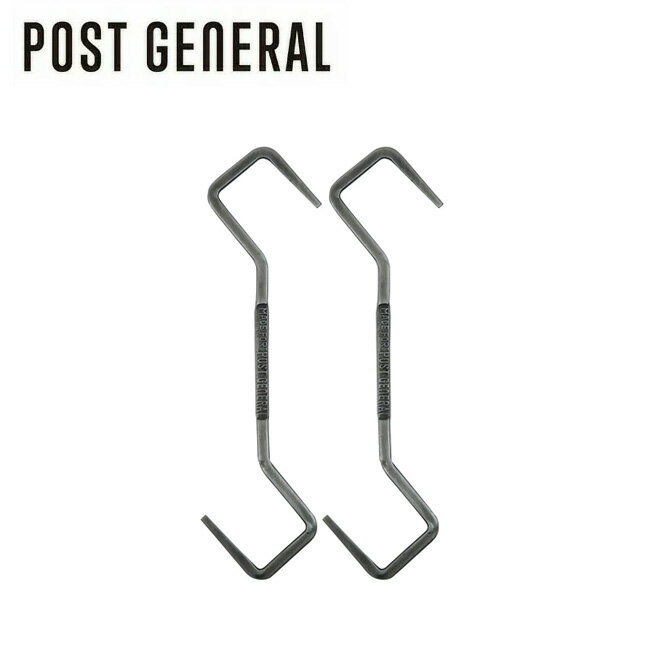 ★POST GENERAL ポストジェネラル INDUSTRIAL HOOK LONG -PACK2 インダストリアルフックロング-パック2 982160020 