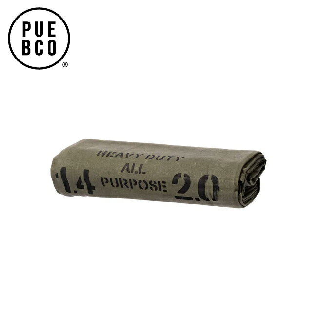 【1/24〜1/30限定クーポン配布中】★PUEBCO プエブコ TENT MAT 1.4×2.0 テントマット1.4×2.0 Green 103693 【 フットプリント キャンプ アウトドア 】