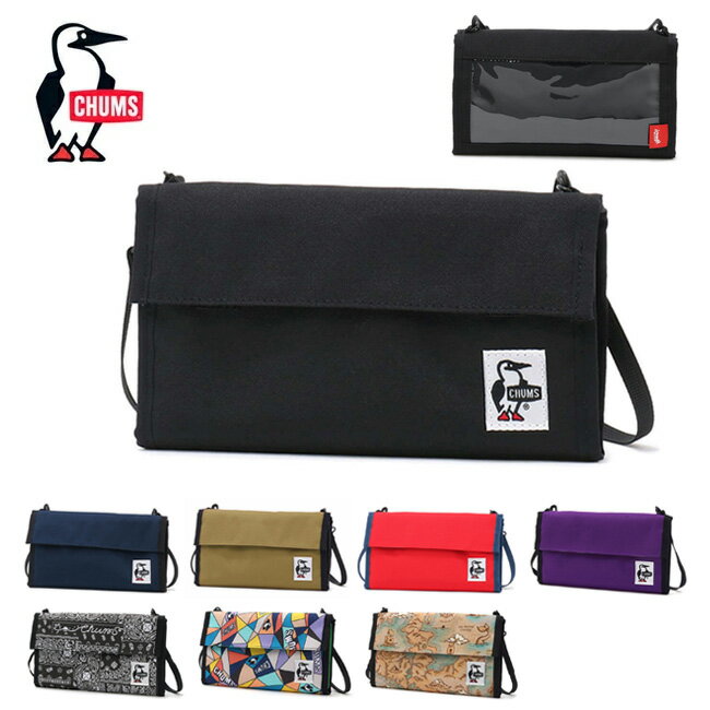 CHUMS チャムス Recycle Bellow Pocketbook Case リサイクルベロウポケットブックケース CH60-3288 【ショルダーバッグ/ポーチ/小物収納/アウトドア】【メール便・代引不可】