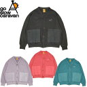 ★go slow caravan ゴースローキャラバン MELANGE PIGMENT DYE 空紡糸裏毛リラックスカーデ 382607 【 カーディガン アウター メンズ 】