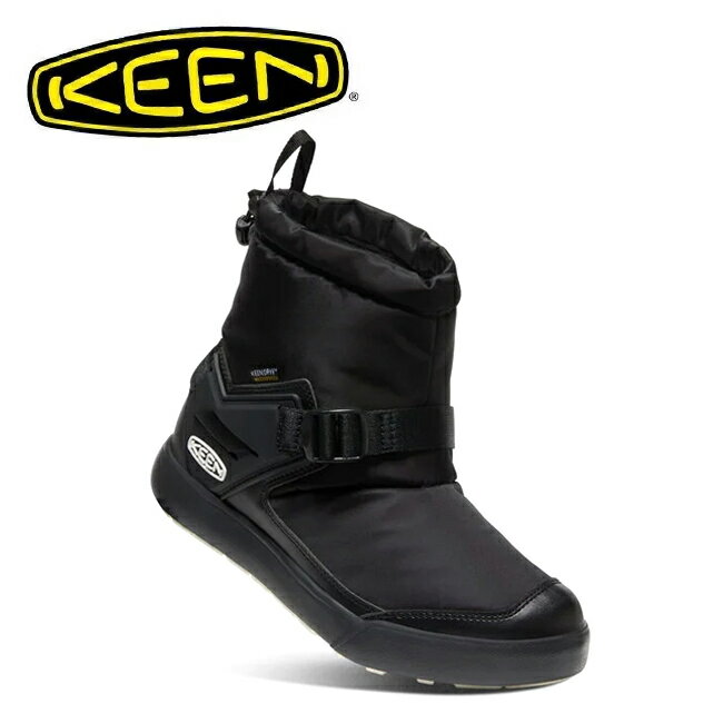 キーン ブーツ レディース ★KEEN キーン HOODROMEO WP フッドロメオウォータープルーフ Black/Black 1025598 【 ウィメンズ 防水 ブーツ アウトドア 】