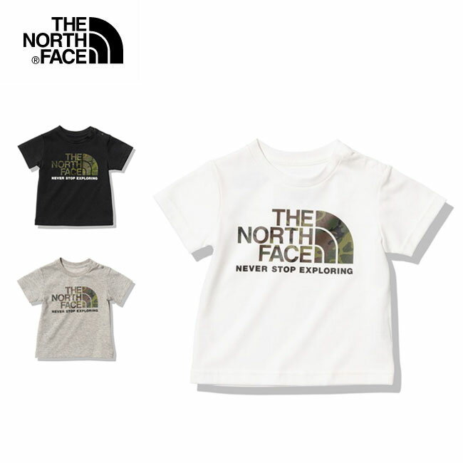 ★THE NORTH FACE ノースフェイス B S/S Camo Logo Tee ベビーショートスリーブカモロゴティー NTB32359 【 日本正規品 半袖 乳児 トップス 】【メール便・代引不可】