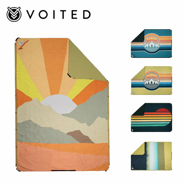 ★VOITED ボイテッド Picnic&Beach Blanket L ピクニック&ビーチブランケットL 【 ひざ掛け ビーチタオ..