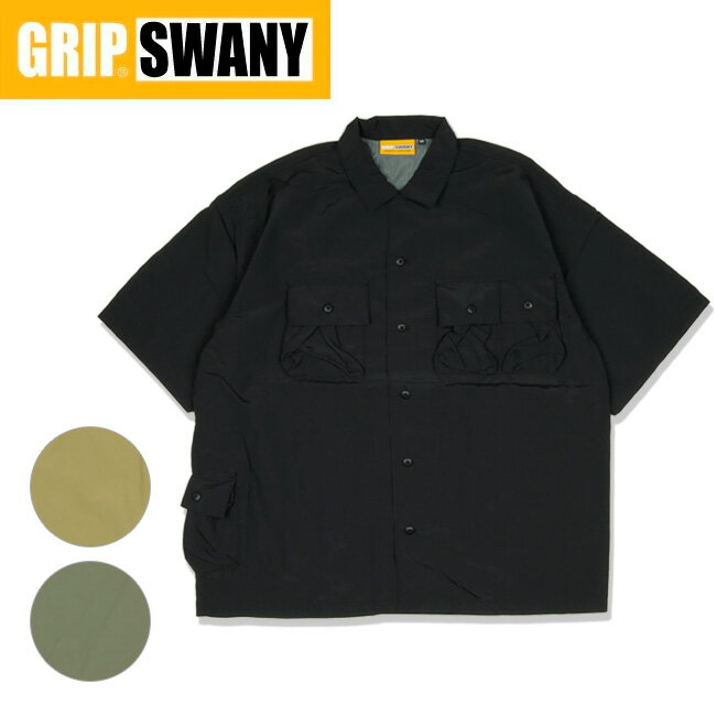 楽天Clapper★GRIP SWANY グリップスワニー SUPPLEX CAMP SHIRT4.0 サプレックスキャンプシャツ4.0 GSS-35 【 トップス 半袖 アウトドア 】【メール便・代引不可】