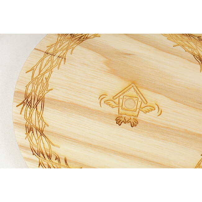Clapperの★Mountain Research マウンテンリサーチ Anarcho Cup Wood Lid (for 1/2 Pt.) アナルコカップウッドリッド ハーフパイント用 AC096 【 蓋 カバー プレート 受け皿 】【メール便・代引不可】｜アングル3