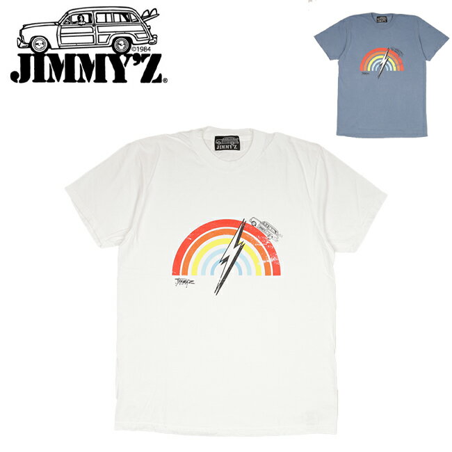 ★JIMMYZ ジミーズ Lightning Rainbow Tee ライトニングレインボーティー JM-LB2302 【 半袖 トップス アウトドア 】【メール便 代引不可】