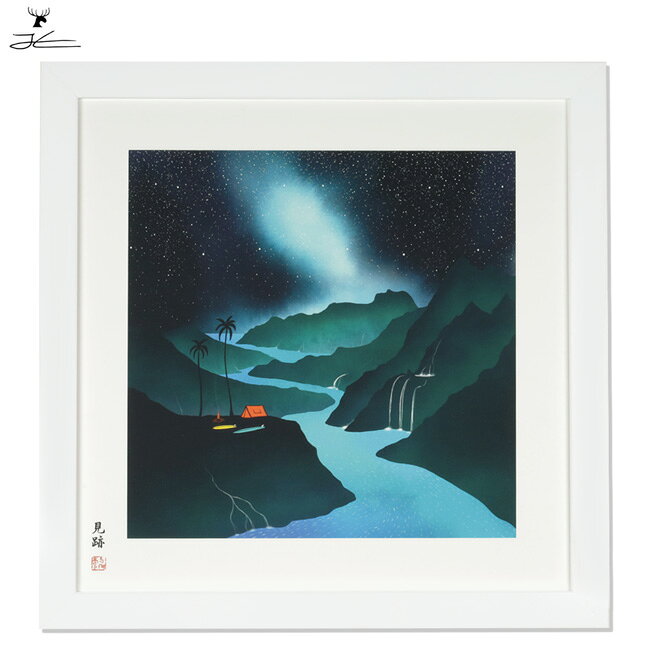 ★JONAS CLAESSON ジョナスクレアッソン 「十牛図」見跡 The Path M(410×410mm) 