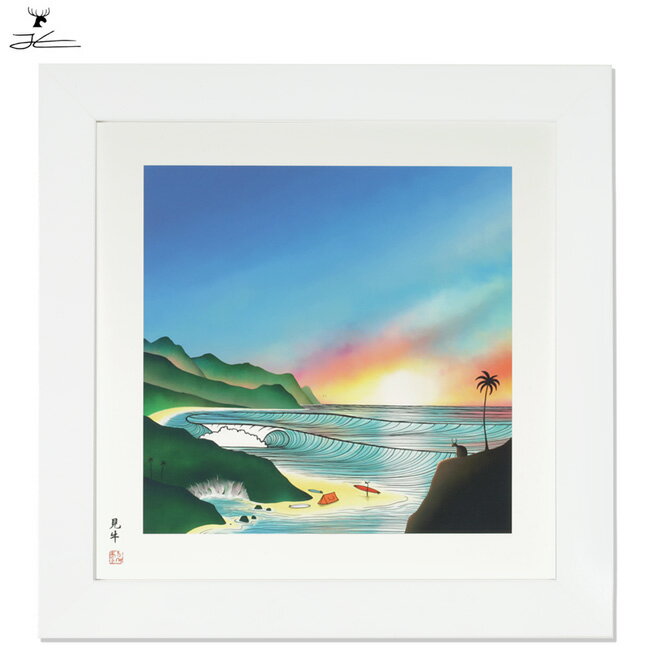 ★JONAS CLAESSON ジョナスクレアッソン 「十牛図」見牛 The Bay S(250×250mm) 