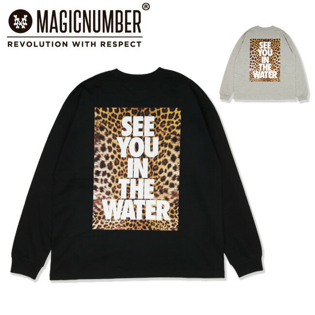 ★MAGICNUMBER マジックナンバー S.Y.I.T.W LEOPARD L/S T-SHIRT レオパードロングスリーブティーシャツ 23AW-MN018 【 長袖 トップス ロンT アウトドア 】【メール便 代引不可】