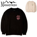 MANASTASH }iX^bV CiTee SWEAT SALMON XEFbgT[ 792-3232010 y g[i[  gbvX AEghA z