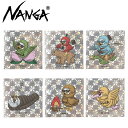 ★NANGA ナンガ HOLOGRAPHIC GAAACY SQUARE STICKER ホログラフィックガーシースクエアステッカー 【シール/カスタム/スマホ/携帯】【メール便・代引不可】