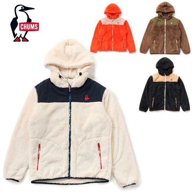 チャムス パーカー メンズ ★CHUMS チャムス Elmo Fleece Full Zip Parka エルモフリースフルジップパーカ CH04-1363 【 アウトドア アウター 長袖 フード 】