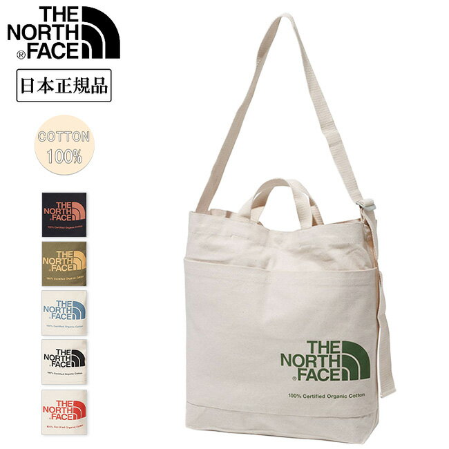 ★THE NORTH FACE ノースフェイス Organic Cotton Shoulder オーガニックコットンショルダー NM82386 【 バッグ カバン 通学 手提げ アウトドア 日本正規品 】