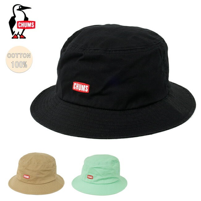 チャムス ★CHUMS チャムス Bucket Hat バケットハット CH05-1262 【 帽子 バケハ 綿100％ コットン 刺繍 ロゴ ワンポイント ユニセックス アウトドア キャンプ 】【メール便・代引不可】