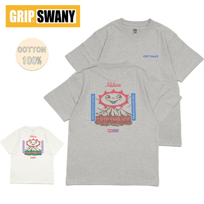 グリップスワニー アウトドア トップス メンズ ★GRIP SWANY グリップスワニー SUNNY TEE サニーティー GSC-75 【 Tシャツ 半袖 トップス アウトドア 】【メール便・代引不可】