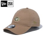 ★NEWERA ニューエラ 9THIRTY NFL MINI LOGO ニューヨーク・ジェッツ カーキ 14109765 【 キャップ 帽子 NFL アウトドア 】