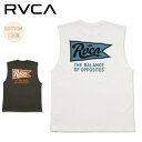 ★RVCA ルーカ PENNANTAN CUTOFF TANK カットオフタンク BE041351 【タンクトップ ノースリーブ ビッグシルエット ビーチ 綿100％ コットン Tシャツ アウトドア】【メール便・代引不可】