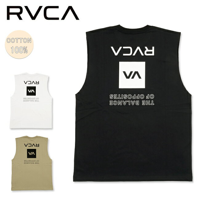 ルーカ タンクトップ  メンズ ★RVCA ルーカ UP STATE CUTOFF TANK アップステートカットオフタンク BE041352 【ノースリーブ タンクトップ コットン 切りっぱなし 袖なし トップス アウトドア】【メール便・代引不可】