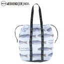 ★WEEKEND(ER) ウィークエンダー WEEKEND MESH LARGE TOTE BAG「To Fish」 ウィークエンドメッシュラージトートバッグ 79145 【 カバン 巾着 アウトドア 】