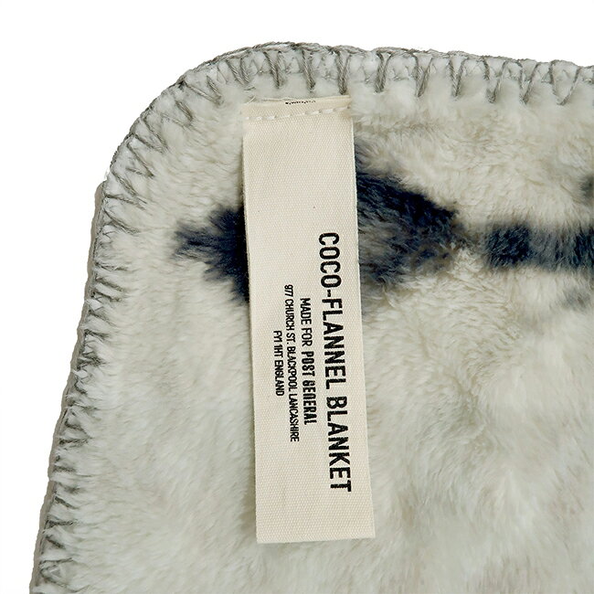 ★POST GENERAL ポストジェネラル FLANNEL FLEECE BLANKET フランネルフリースブランケット 98254 【 ひざ掛け 防寒 アウトドア 】 [3]