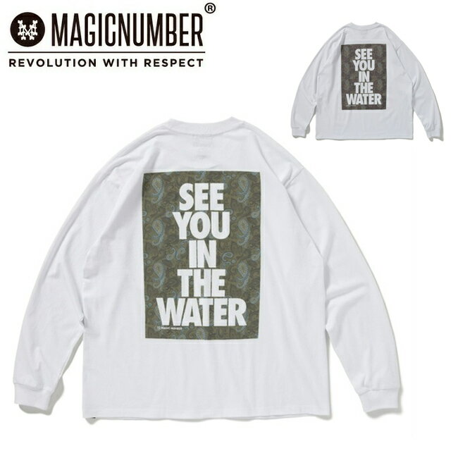 ڥݥ!!ۡMAGICNUMBER ޥåʥС DARK PAISLEY SEE YOU IN THE WATER L/S...