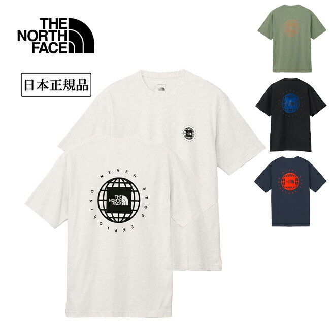 Rakuten - ★THE NORTH FACE ザ・ノース・フェイス S/S GEO Square Logo Tee ショートスリーブジオスクエアロゴティー NT32541 【 トップス 半袖 Tシャツ コットン 綿100％ 日本正規品 】【メール便・代引不可】【 SS2506T 】