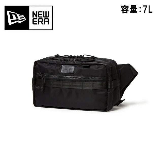 ★NEWERA ニューエラ スクエア ウエストバッグ 7L ナイロンツイル ブラック 14392106 【 ボディバッグ カバン ウェストポーチ アウトドア キャンプ タウンユース ユニセックス 】