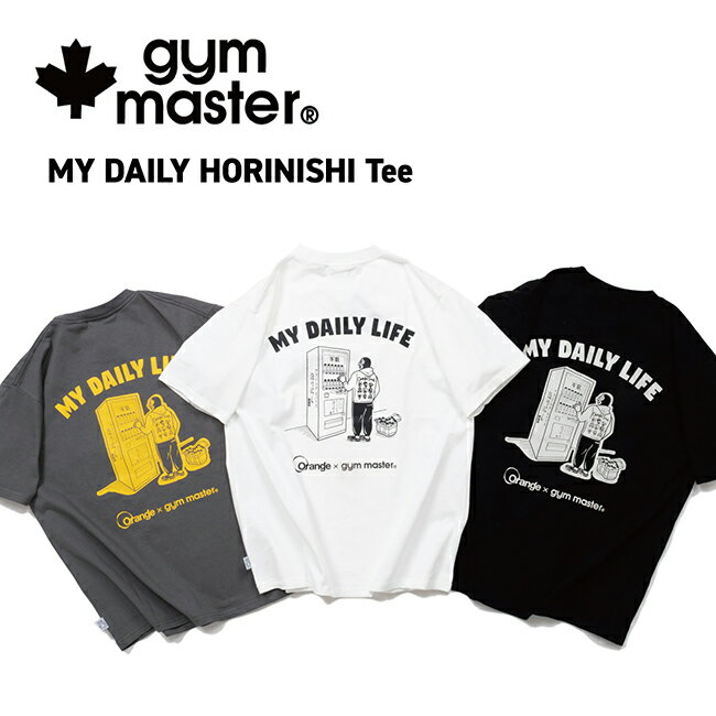 Rakuten - ★gym master×Orange ジムマスター×オレンジ 別注 MY DAILY HORINISHI Tee マイデイリーホリニシティー M-001 【 トップス 半袖 Tシャツ コラボ アウトドア 】【メール便・代引不可】