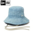★NEWERA ニューエラ バケット03 Cord Strap Bucket ウォッシュドデニム パーフェクトタン 14388477 【 帽子 ハット バケハ アウトドア ユニセックス 】【メール便・代引不可】