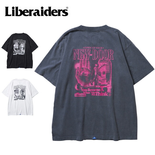 樂天商城 - 【6/4 20:00〜6/11 1:59限定クーポン配布中】★Liberaiders リベレイダース NEW DOOR TEE ニュードアティー 716102501 【 半袖 Tシャツ トップス バックプリント 】【メール便・代引不可】