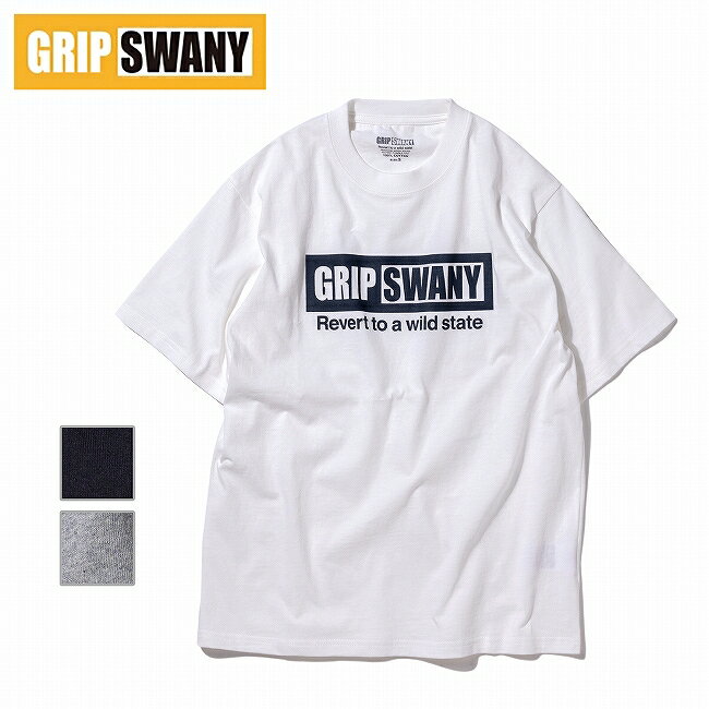 【★クーポン配布中★】★GRIP SWANY グリップスワニー BOX LOGO TEE ボックスロゴティー GSMCT0009 【 トップス 長袖 ロンT コットン アウトドア 】【メール便・代引不可】