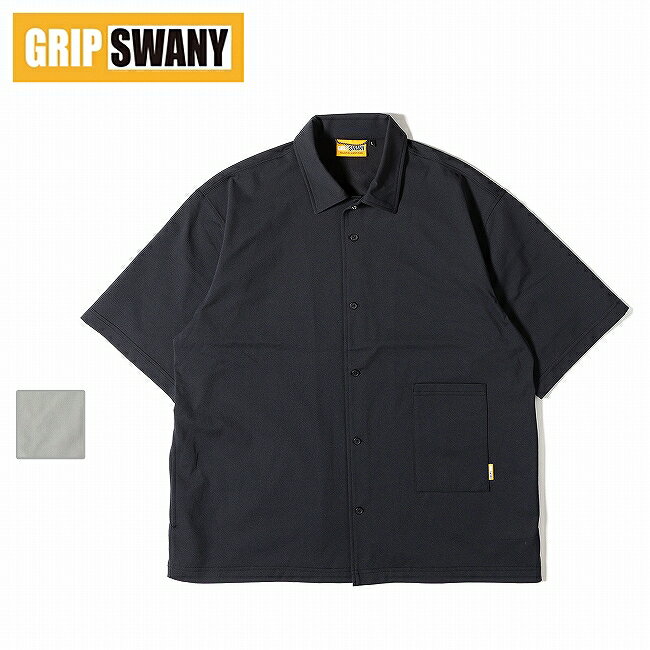 ★GRIP SWANY グリップスワニー GS AIRFLOW SHIRT GSエアーフローシャツ GSMSH0015 【 トップス 半袖 開襟シャツ アウトドア 】
