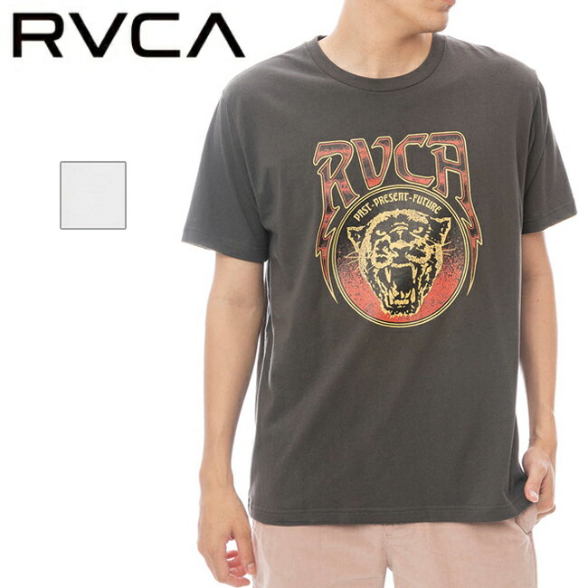 Rakuten - 【6/4 20:00〜6/11 1:59限定クーポン配布中】★RVCA ルーカ RAWR SS Tシャツ BF041251 【 トップス 半袖 綿100% コットン アウトドア キャンプ 】【メール便・代引不可】