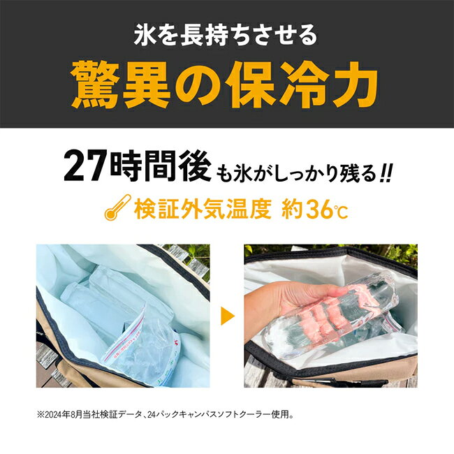 Clapperの★AO Coolers エーオークーラーズ 9パック キャンバスソフトクーラー AO9 【 防災 クーラーボックス 保冷バック アウトドア キャンプ 正規品 】｜アングル2