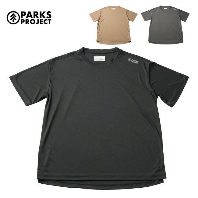 Rakuten - ★PARKS PROJECT パークスプロジェクト Function S/S Tee ファンクションショートスリーブティー PP25SS-001 【 トップス 半袖 Tシャツ アウトドア 】【メール便・代引不可】