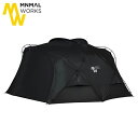 ★MINIMAL WORKS ミニマルワークス SHELTER G 2025(Dyneema) Black シェルターG(ダイニーマ)ブラック MGSHSH02...
