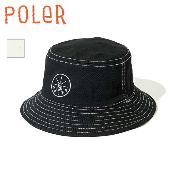 Rakuten - ★POLeR ポーラー TWILL BUCKET HAT ツイルバケットハット 251MCV0084 【 帽子 バケハ 日よけ キャンプ アウトドア 】【メール便・代引不可】