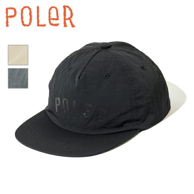 ★POLeR ポーラー STATE NYLON CAP ステイトナイロンキャップ 251MCV0091 【 帽子 日よけ キャンプ アウトドア 】