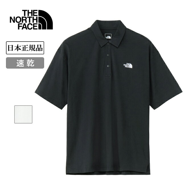 ★THE NORTH FACE ザ・ノース・フェイス S/S FD Cotton Polo ショートスリーブフラッシュドライコットンポロ NT22530 【 トップス 半袖 ポロシャツ 速乾 アウトドア 日本正規品 】【メール便・代引不可】