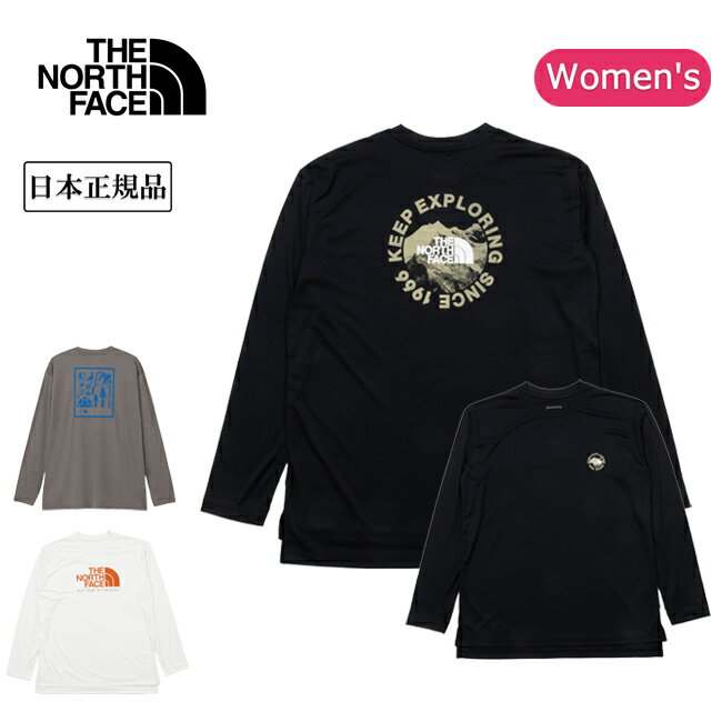 Rakuten - 【6/4 20:00〜6/11 1:59限定クーポン配布中】★THE NORTH FACE ザ・ノース・フェイス L/S Water Smooth Tee ロングスリーブウォータースムースティー NTW12432 【 レディース ウィメンズ トップス 長袖 軽量 UVカット アウトドア 日本正規品 】【メール便・代引不可】