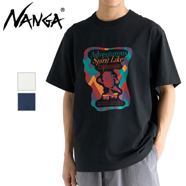 樂天商城 - ★NANGA ナンガ ECOHYBRID TEE(SBM PT) エコハイブリッドティー N2500-1M102C 【 トップス Tシャツ 半袖 クルーネック タウンユース アウトドア 】【メール便・代引不可】